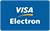You can pay for your taxi to the airport using Visa Electron